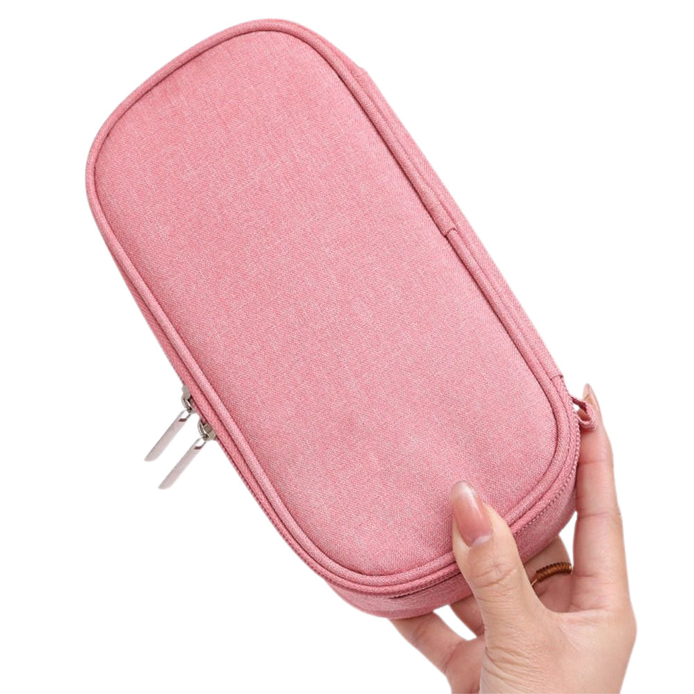Insulated Insulin Cooling Bag ââ‚?Multi-Layer Medical Travel Cooler Pink