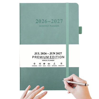 2026â€?027 Monthly Planner Calendar Blue