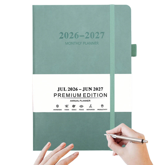 2026â€?027 Monthly Planner Calendar Blue