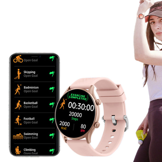 Smart Watch for Women Activity Tracker with Heart Rate/Sleep Monitor Sport Watch for iPhone Android Pink
