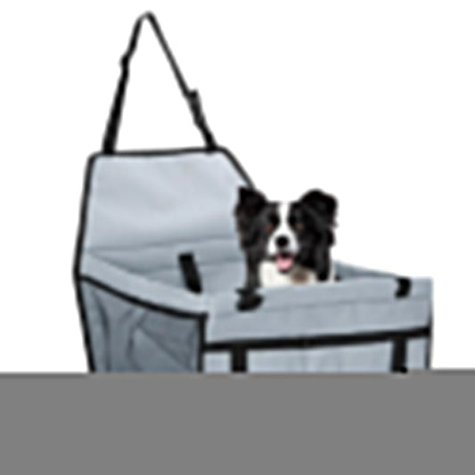 Cat Dog Pet Car Booster Seat Auto Carrier Travel Safety Protector Basket Gray