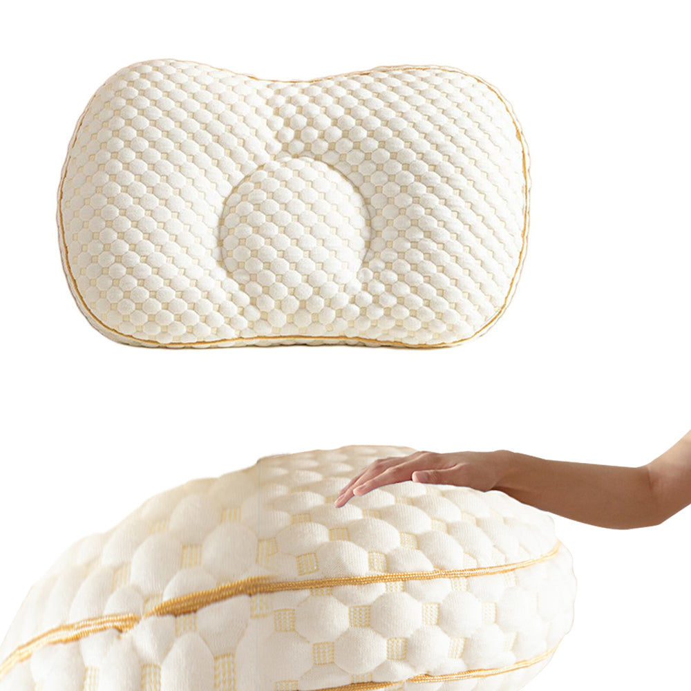 Ergonomic Neck Support Pillow Cervical Pillow for Side Back Sleepers