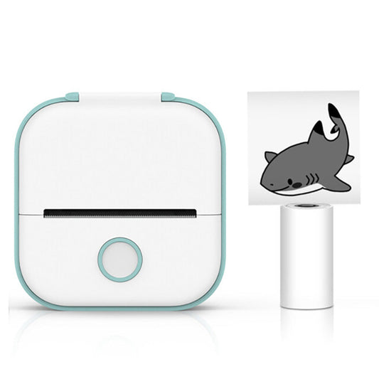 Phomemo T02 Mini Bluetooth Thermal Sticker Printer Portable Pocket Photo Printer Green
