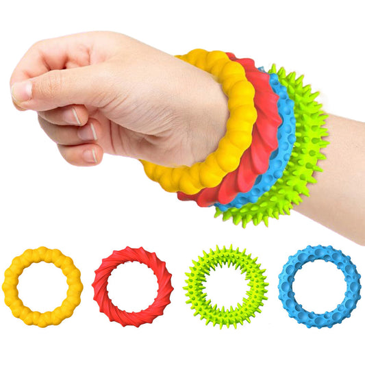4PCS Sensory Fidget Toys Stretchy Fidget Bracelets for Special Needs & Autistic Kids