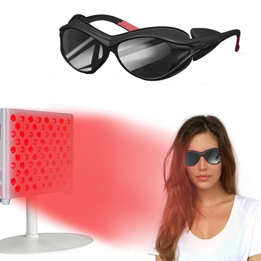 LED Red Light Therapy Glasses Infrared Goggles for Eye Protection