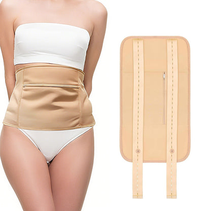 Castor Oil Pack Waist Belt with Buttons for Hot & Cold Compress