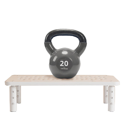 3-Height Adjustable Monitor Riser Laptop Printer Computer Stand Desktop Shelf White