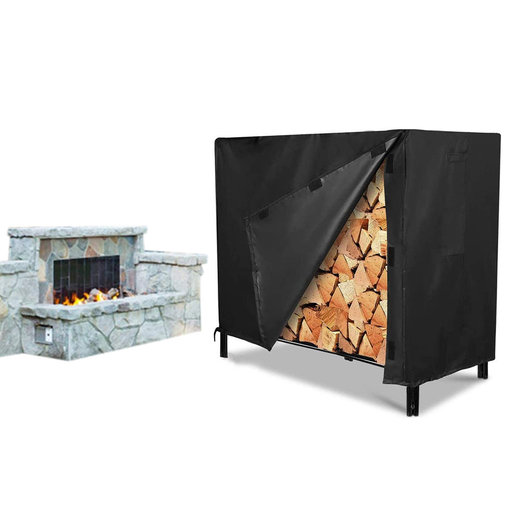 Water-Resistant Firewood Log Rack Cover Heavy Duty Outdoor Dust Sun Protector