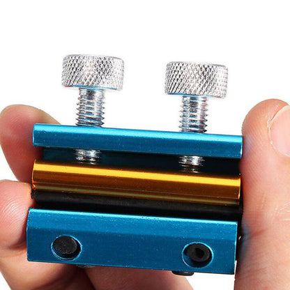 Dual Head Motorcycle Cable Lubricator Tool with Oil Clamp Blue