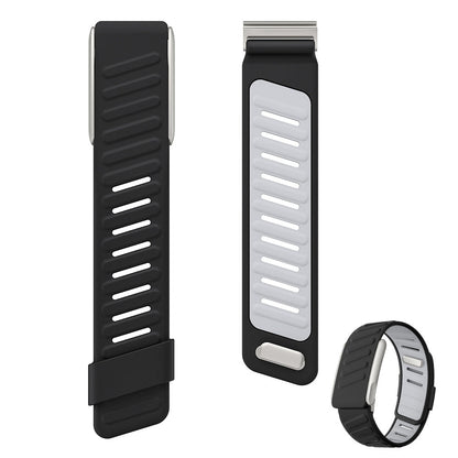 Silicone Sport Band for Whoop 5.0 Waterproof Replacement Wrist Strap Black