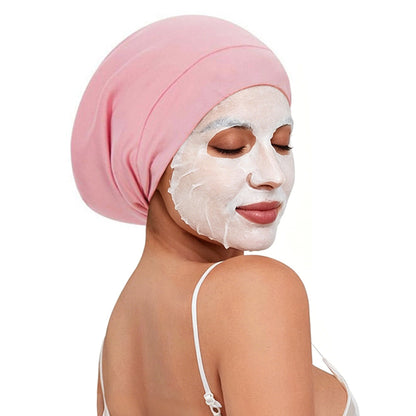 Adjustable Double Layer Hair Cap-Pink