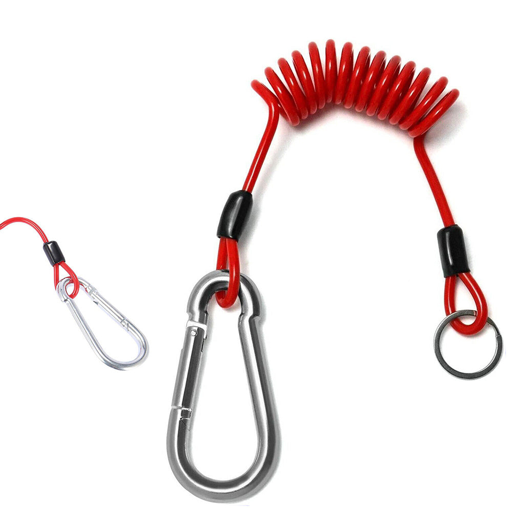 4FT Breakaway Trailer Brake Cable ââ‚?Stainless Steel with Spring Clip