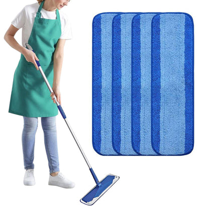 3 Pack Replacement Cleaning Pads for Bona Mop Reusable Microfiber Wet Cleaning Mop Pads