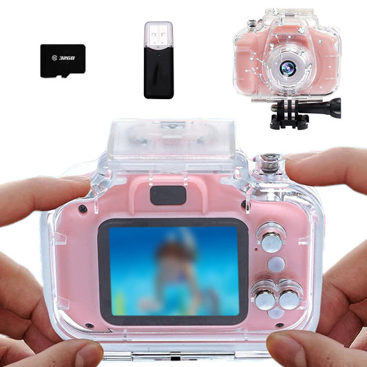 Underwater Camera for Kids â€?Waterproof Pool Toy Camera Ages 8-12 Pink