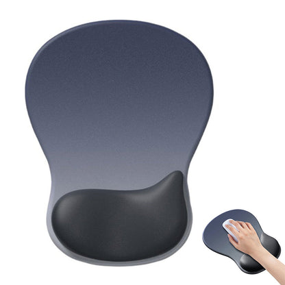 Gel Wrist Rest Mouse Pad Non-Slip Ergonomic Mouse Mat for Computer and Laptop Blue