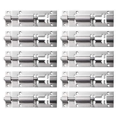 10Piece Stainless Steel Sliding Door Bolts