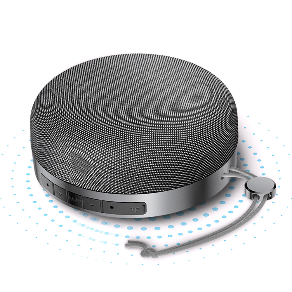 Portable Wireless Bluetooth Speakers Compact Design Speaker with Hands-Free Calling Grey