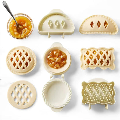 3PCS Mini Pie Molds Dough Press Set for Handmade Cookies & Pies