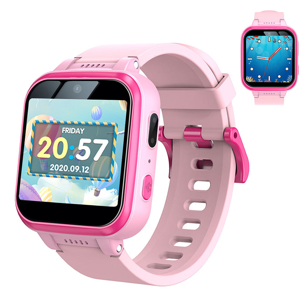 Kids Smart Watch with Touch Screen Camera Music 26 Games and Alarm Clock Pink