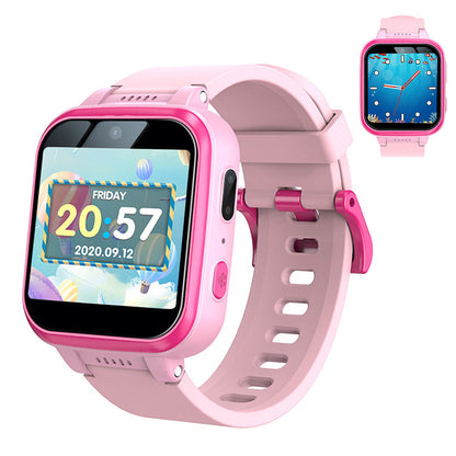 Kids Smart Watch with Touch Screen Camera Music 26 Games and Alarm Clock Pink