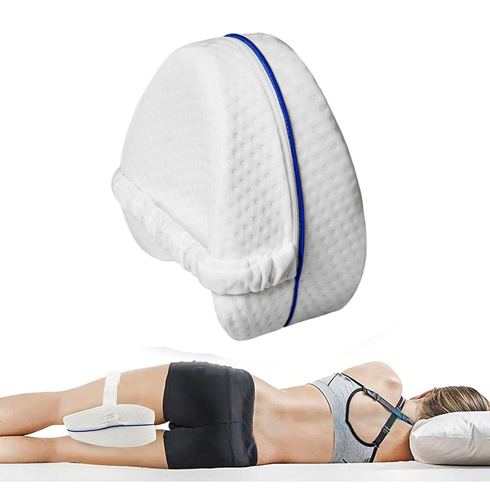 Memory Foam Leg Pillow Knee Support Cushion for Side Sleepers