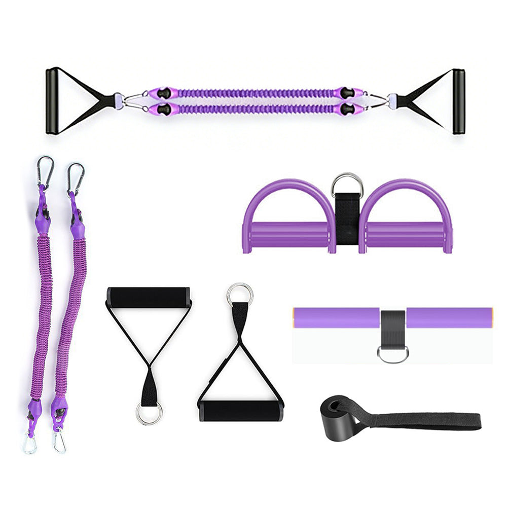 2 Tubes 4-in-1 Resistance Band Pedal Puller