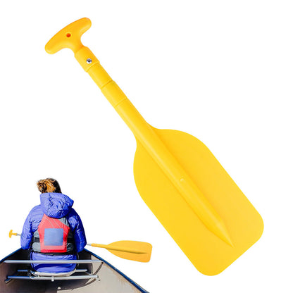Telescoping Boat Paddle Portable Aluminium Shaft for Kayaing Boating Canoeing River Tubing Yellow