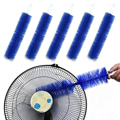 5 PCS Fan Cleaning Brush Set Bendable Fan Cleaner Brushes-Blue
