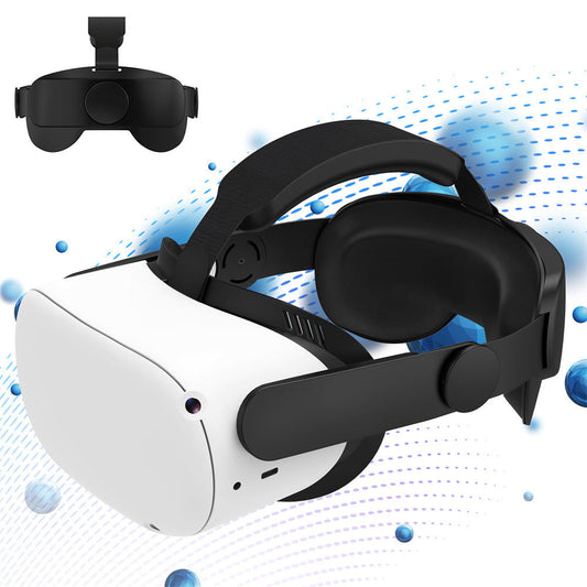 Adjustable Replacement Head Strap for Oculus Quest 2 Comfortable VR Headset Accessory Black