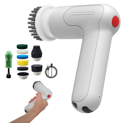 9-in-1 Cordless Electric Spin Scrubber Handheld Turbo Scrub Cleaning Brush Kit