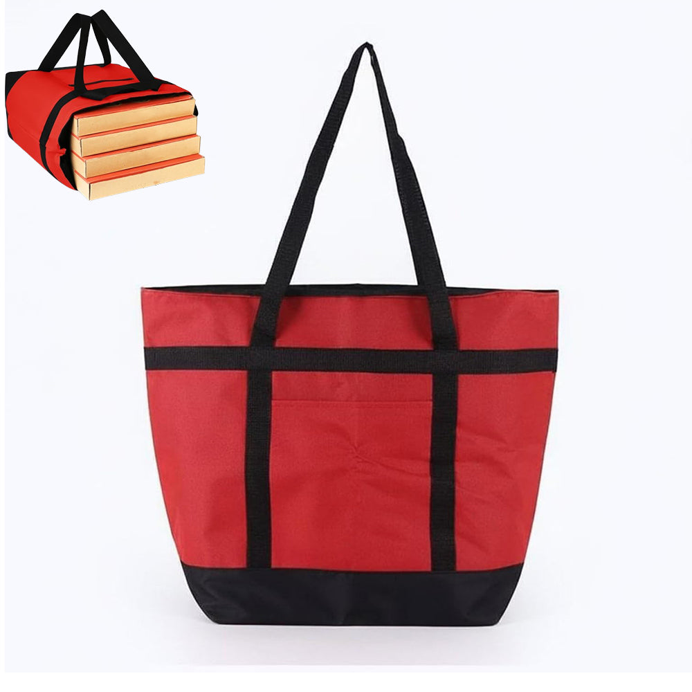 Insulated Lunch Bag Large 39L Thermal Cooler Tote-Red