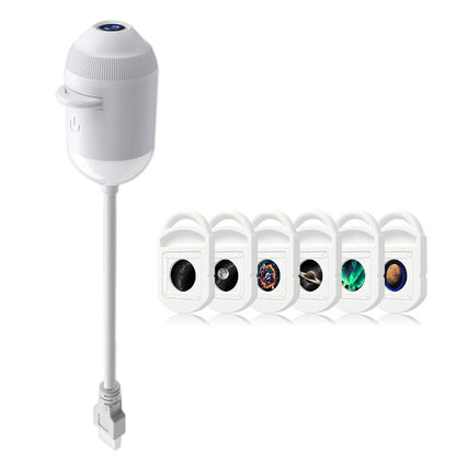 2 in 1 Galaxy Starry Sky Night Light Projector - 6Pcs Films