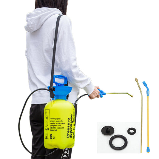 Garden Pressure Sprayer Portable Hand Pump Chemical Weed Spray Bottle with Adjustable Nozzle