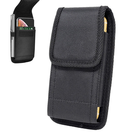 Universal Cell Phone Belt Holster Pouch with Hook & Loop Closure for Men & Women Style 2