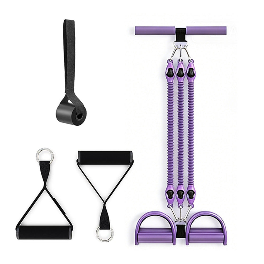 3 Tubes 4-in-1 Resistance Band Pedal Puller