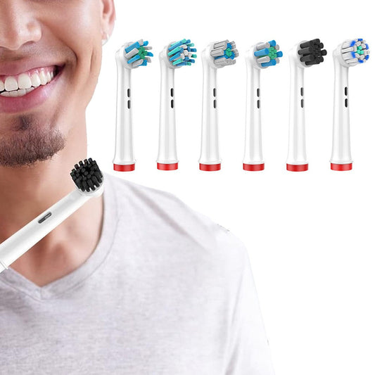 24Pcs Oral B-Compatible Whitening Toothbrush Heads Style 2