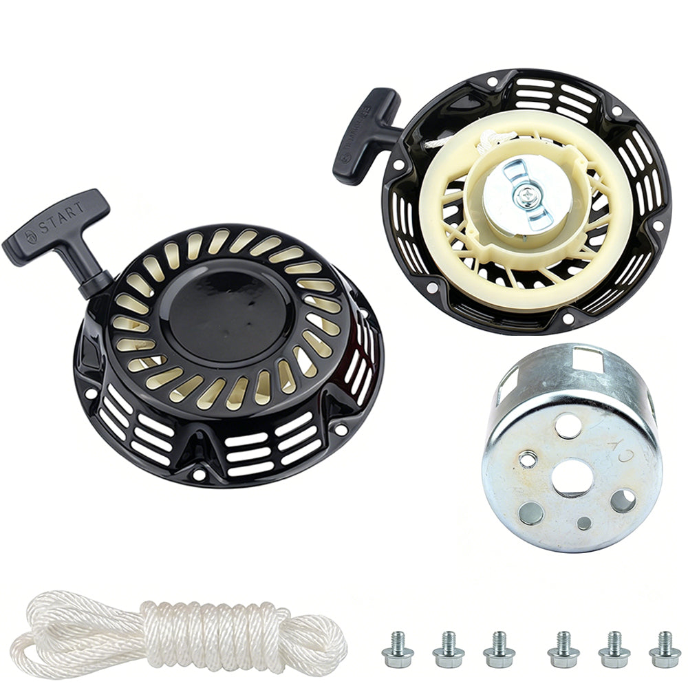 Recoil Pull Starter for Honda GX120 GX160 168F 5.5HP 6.5HP-Black