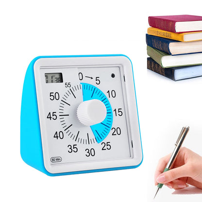 60-Minute Visual Timer Countdown Timer Time Management Tool for Sports Studying Blue