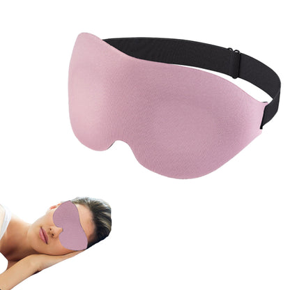 Travel 3D Sleeping Eye Mask Light Blocking Eye Shade Cover Pink