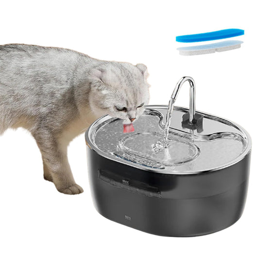 3.2L Pet Automatic Water Fountain Dog Cat Auto Water Dispenser Grey