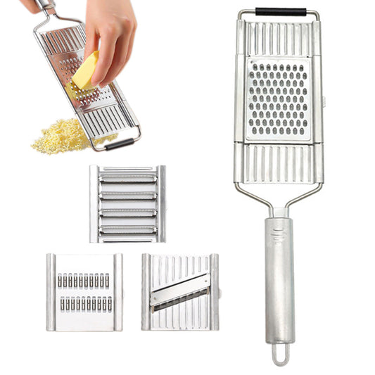 Multi-Purpose Vegetable Slicer Kitchen Peeler Stainless Steel Grater Shredder Cutter