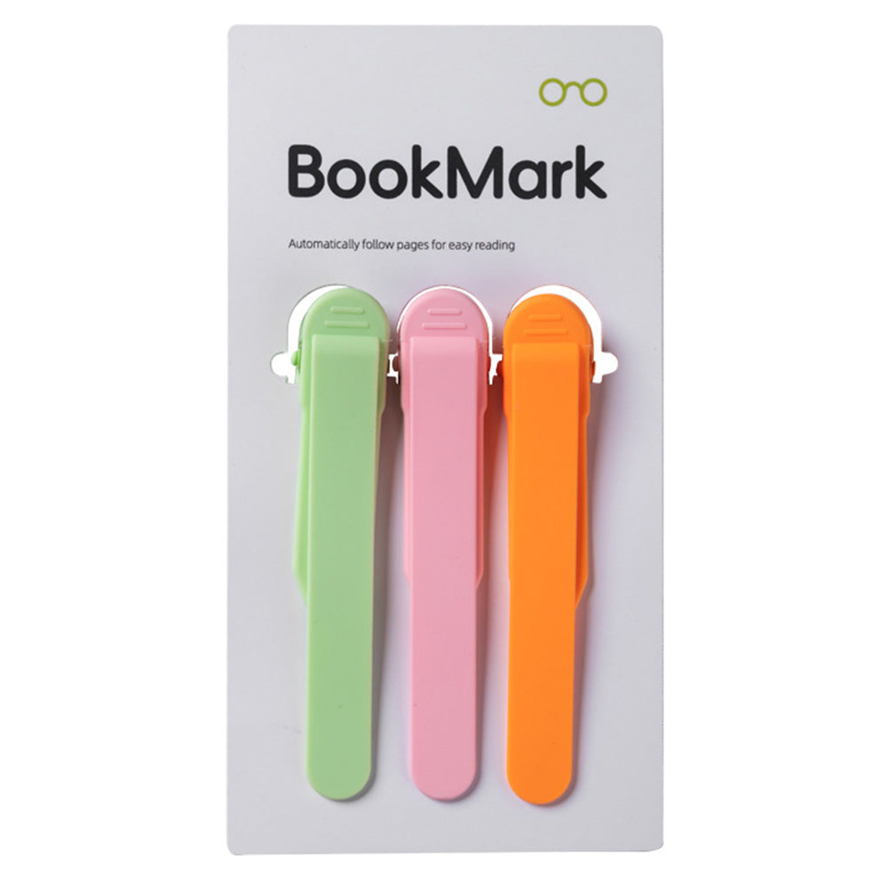 3Pcs Automatic Silicone Bookmarks for Reading ââ‚?Women & Kids Gift Style 2