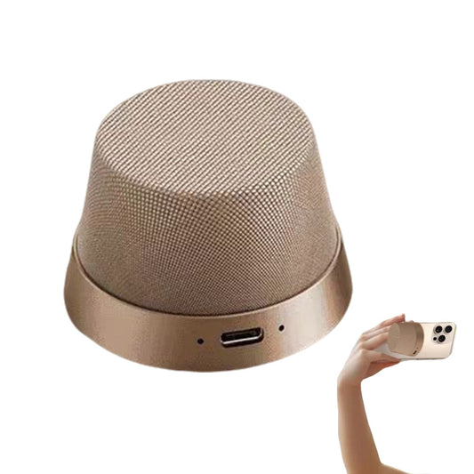 2-in-1 Portable Bluetooth Speaker and Phone Stand Gift for Birthday Christmas Rose Gold