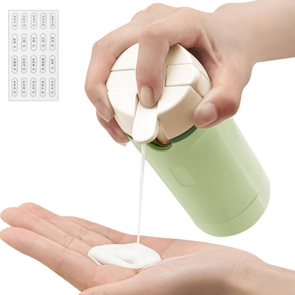 4 in 1 Travel Dispenser with 30ml Travel Bottles - Green
