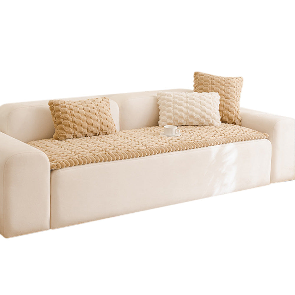 Soft Wear Resistant Couch Cover-Brown