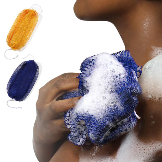2PCS African Net Sponge Body Scrubber ââ‚?Exfoliating Bathing Tool Style 2