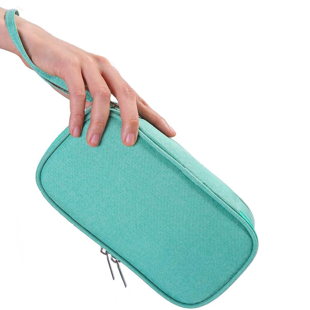Insulated Insulin Cooling Bag ââ‚?Multi-Layer Medical Travel Cooler Emerald