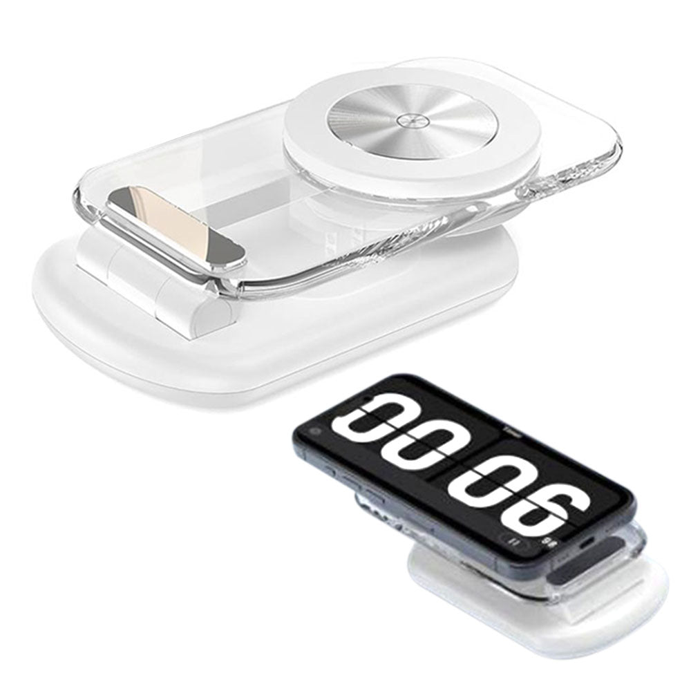 3-in-1 Wireless Charging Station for Apple Devices Wireless Charger Dock with Night Light White