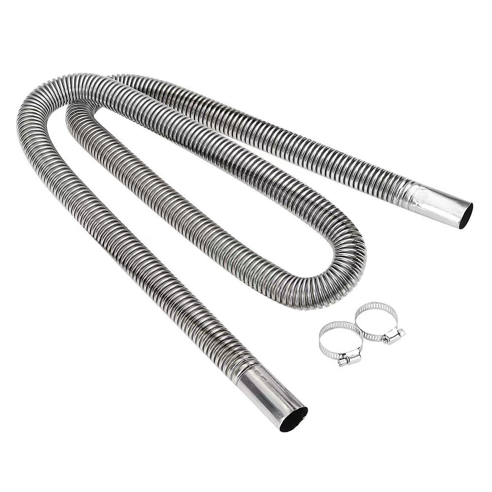 Stainless Steel Parking Heater Exhaust Pipe 60-200cm for Cars & Trucks 200 CM