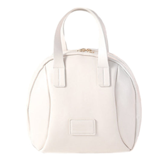 Travel Makeup Bag PU Leather Portable Toiletry Bag White